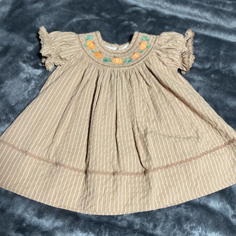 Smock Pumpkin Dress